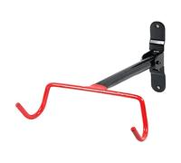 Laxzo ® Bike Wall Mount Hanger Rack, Adjustable Wall Mounted Bicycle Storage Rack, Bike Rack Garage Extendable Home & Garage Use Stand Rack Black & Red