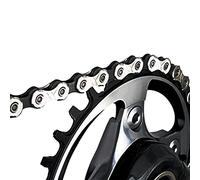 Laxzo KMC X12 Chain - 12 Speed - 126 Link Nickel Plated MTB Bike Silver/Black Boxed