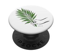 Lay A Palm Branch At The Feet of Jesus Mark 11 Illustration PopSockets Adhesive PopGrip