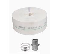 Lay Flat Water Discharge Hose， 1.2in PVC Lay Flat Hose Multiple Sizes for Pool Backwash Water Transfer and Drain(10meter)