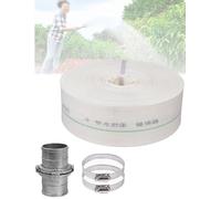 Lay Flat Water Discharge Pump Pond Hose， Backwash Hose for Water Transfer Drainage Pools Sump Pumps Garden Irrigation 10-100 Meters(30meter)
