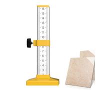 Lay Floor Tile Ruler - 16x6.5x6.5cm Bricklayer Graduated Scale | Lay Floor Tile Special Rulers with Double-Sided Clear Scale Equal Height Ruler for Accurate Tiles Placement Tiles Work