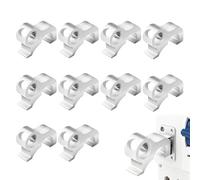 LAY STAY 10Pcs Circuit Breaker Lockout Device Lock Off Kit, Master Miniature Circuit Breaker (Mcb) Lockout Pins, for Use by Electricians to Enhance the Safety of Photovoltaic Circuits Breakers