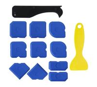 LAY STAY 12Pcs Smoothing Caulking Tool Kit, Sealant Finishing Tool Set, Sealant Finishing Smoothing Trowel for Kitchen and Bathroom Floor Tiles, Suitable for Grout Sealing Projects