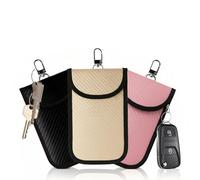 LAY STAY 3Pcs Car Key Pouch, Faraday Pouchs for Keys, Vehicle Key Signal Blocker Pouch, Keyless Entry Signal Blocking Case, for Cars Security, Keyless Entry Car Keys Case