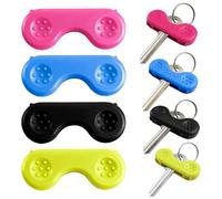 LAY STAY 4Pcs Key Turner Aids, Key Turner Aids Set, Easy Grip Handles Elderly Support, Ergonomic Abs Helpers Keys, Easy to Grip with Weak Hands, Arthritis Relief Leverage Assist