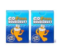 lay stay Two Boxes Go Fish Card Game, Portable Goes Fish Games with 48 Cards, Go F Yourself Card Game Set, Reusable Paper Cards, Suitable for Family, Friend Gatherings, and Outdoor Travel