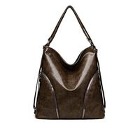 Lay U Home 36x17x38cm Crossbody/Shoulder Bag for Women,Stylish Shoulder Bag with Retro Design,Double-Strap Crossbody Bag for Daily Essentials like Makeup Mirror,Phone,Cards,Accessories,Earphones