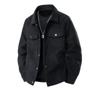 Lay U Home Men's Corduroy Jacket,Spring/Autumn Casual Workwear Coat for Youth-Versatile for Business Casual,Outdoor,Hiking,Cycling,Sports,Commuting,Work