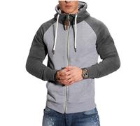 Lay U Home Men's Plus Size PU Leather Jacket, Motorcycle Biker Coat, Faux Leather Outerwear, Casual Streetwear Jacket