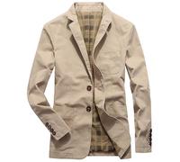 Lay U Home Men's Spring Autumn Suit Jacket,Fashion Casual Blazer for Youth,Big Size Business Coat-Versatile for Business Casual,Outdoor,Hiking,Cycling,Sports,Commuting,Work