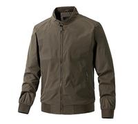 Lay U Home Men's Thin Jacket for Summer and Spring Autumn,Big Size Simple Flight Jacket,Casual-Versatile for Business Casual,Outdoor,Hiking,Cycling,Sports,Commuting,Work