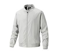 Lay U Home Men's Thin Jacket for Summer and Spring Autumn,Big Size Simple Flight Jacket,Casual-Versatile for Business Casual,Outdoor,Hiking,Cycling,Sports,Commuting,Work