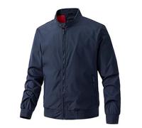 Lay U Home Men's Thin Jacket for Summer and Spring Autumn,Big Size Simple Flight Jacket,Casual-Versatile for Business Casual,Outdoor,Hiking,Cycling,Sports,Commuting,Work