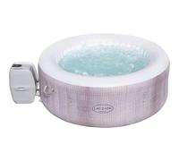 Lay-Z-Spa Cancun Hot Tub, 120 AirJet Rattan Design Inflatable Spa with Freeze Shield Technology, 2-4 Person Capacity