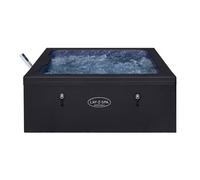 Lay-Z-Spa Carrara Airjet, 6 Person Foam Wall Hot Tub, Black