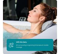 Lay-Z-Spa Florence Airjet Hot Tub with Built In LED Light System, 140