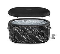 Lay-Z-Spa Glacial Dip Ice Bath - FortiFiber Cold Plunge Tub with Weather-Resistant Cover & Filter Pump, for Cold Water Therapy & Athlete Recovery, 1-2
