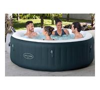Lay-Z-Spa New York 140 Airjet 6 Person Inflatable Spa, Energysense, Freeze Shield, 40 C Heating, Tritech, 908L, Dark Green