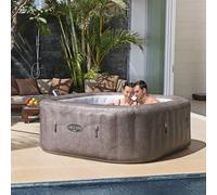 Lay-Z-Spa Rome Air Jet Inflatable Hot Tub, Brown
