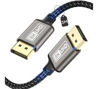 layajia 8K DisplayPort Cable 1.4 3M, DP to DP Cable Support 8K@60Hz, 4K@144Hz, 2K@240Hz, 32.4Gbps, HDCP 2.2, HDR, FreeSync, G-Sync, 3D Compatible with Gaming Monitor, PC, Graphics Card