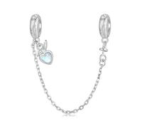 LAYCHEN 925 Sterling Silver Easter Rabbit With Egg Charm Bead Fit Original Bracelet Diy Jewelry Accessories Beads