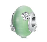 LAYCHEN 925 Sterling Silver Green Butterfly Charm Fit Original Bracelet Diy Jewelry Accessories Bead