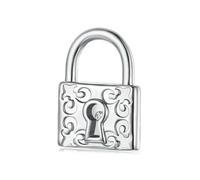 LAYCHEN 925 Sterling Silver Lock And Key Charm Pendant Fit Original Bracelet Diy Jewelry Accessories Beads