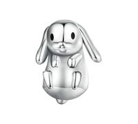 LAYCHEN 925 Sterling Silver Lovely Pet Series Poodle Hanging Bead Bulldog Charms For Women Bracelet And Necklace Diy Fine Jewelry