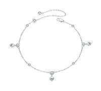 LAYCHEN 925 Sterling Silver Snake Chain Anklet Bracelet, Adjustable Beach Turtle Ankle Bracelets For Women Foot Chain Jewelry