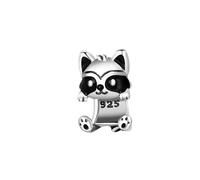 LAYCHEN Animal Series Dog Red Panda Head Eagle Beaded Charms Fit Original Diy Bracelet Women's Jewelry Gifts