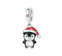 LAYCHEN Ladies' Bracelets Fit Original Me Charms Diy Making Christmas Penguin Pendant Christmas Valentine's Day Gift