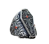 LAYCHEN New Men's Ring Creative Design Vampire Coffin Ring Punk Biker Cool Ring For Men Chic Fancy Halloween Jewelry