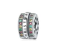 LAYCHEN New Original Beads Positioning Buckle Fit Merry Christmas Charm Bracelet Colorful Diy Fine Jewelry Making