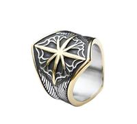 LAYCHEN New Unique Star Rock Ring For Man Women Biker Jewelry Boyfriend Gift Vintage
