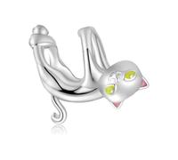 LAYCHEN Pet Dog Charm Beads For Charm Bracelet, Genuine 925 Sterling Silver Poodle Dachshund Pendant Diy Accessories