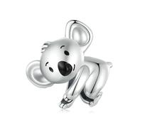 LAYCHEN Pet Dog Charm Beads For Charm Bracelet, Genuine 925 Sterling Silver Poodle Dachshund Pendant Diy Accessories