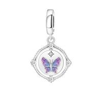 LAYCHEN Turntable Vintage Butterfly Zircon Fit Original Pendants Bracelet Jewelry Party Diy Exquisite Gifts