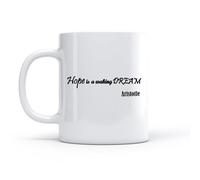 LAYEHDF Ceramic Drinkware for Home Positive Words Inspiring Wise Phrase （11oz/320ml） Ceramic Coffee Mug for Cappuccino Tea, Milk,