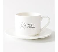 LAYEHDF Ceramic Tea Cup Coliseum Ancient Rome Italy Travel Amphitheatre （6oz/175ml） Dishwasher Microwave Safe,for Office and Home ，Sets Tea Cup with Saucers (White)