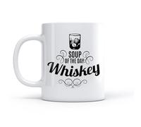 LAYEHDF Hot Chocolate Cups Whiskey Pub Quote Words Bar Alcohol Drinking （11oz/320ml） Dishwasher Microwave Safe,for Office and Home