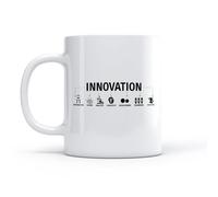 LAYEHDF Personalised Mugs seo Concept Innovation Business Development teamworkg （11oz/320ml） for Home and Office