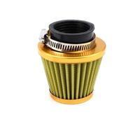 Layer Air Filter 38mm 45mm 50mm 60mm Motorbike Air Filter Cleaner Induction Kit For 110cc 125cc 150cc 250cc 450cc Motorcycle ATV Bike Engine(Gold 38mm)