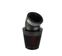 Layer Air Filter Motorcycle Carburetor Air Filter Universal 42/48/54mm Mushroom Cleaner Intake Pipe Modified Accessories(48mm BK bend)