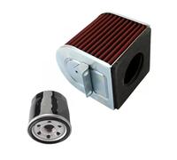 Layer Air Filter Motorcycle Oil Filter Air Intake Cleaner Modification Accessories For 500R For 500AC For 500DS For 500X For LX500-A(1 Set)