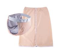 Layer Protective Briefs Set 2PCS Cotton Rich Fabric Adult Diaper Pants for Daytime and Night Use Bedridden Patient Diaper