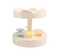 Layer Rotating Dessert Rack Practical Automatic Rotating Dessert Display Stand Display Holder for Holder Food Cake Stands