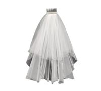 Layered/Bowknot/Floral Trim Tulle Halloween Bridal Veil with Fix Hair Comb for Marriage Celebration Party Headpieces