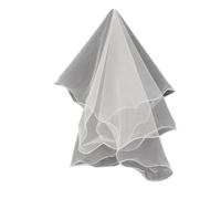 Layered/Bowknot/Floral Trim Tulle Halloween Bridal Veil with Fix Hair Comb for Marriage Celebration Party Headpieces