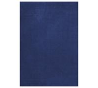 Layered - Classic Solid Wool Rug 250x350 cm, Blue Fonce - Blue Foncé